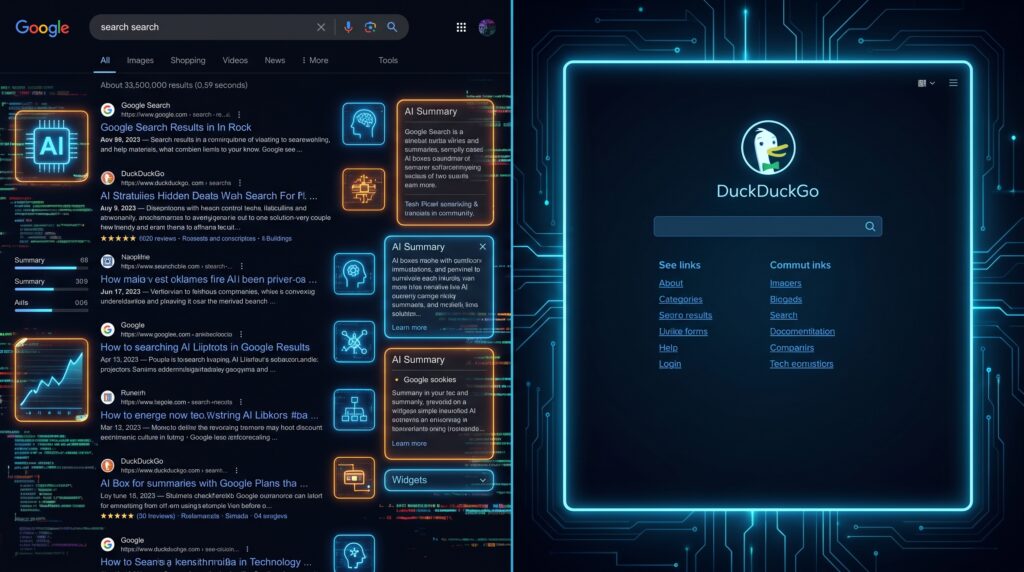 DuckDuckGo Google's AI Search Takeover